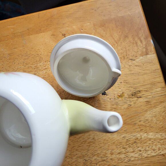 vintage Teleflora Gift teapot Lena Liu Hummingbird and Lilies Imperial Graphics - Picture 8 of 11